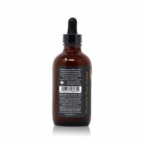 RAW Forest Foods Elevated Pine Pollen Dietary Supplement Perspective: left