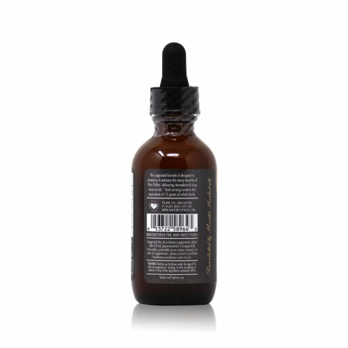 RAW Forest Foods Pine Pollen Alchemy Endocrine Strengthening Formula Dietary Supplement Perspective: left