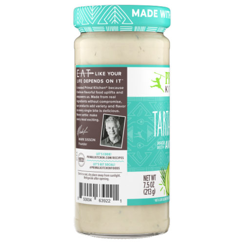 Primal Kitchen® Avocado Oil Tartar Sauce Perspective: left