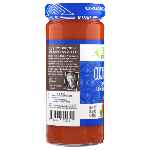 Primal Kitchen® Organic Unsweetened Cocktail Sauce Perspective: left