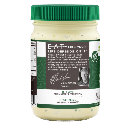 Primal Kitchen® Pesto Mayo Made with Avocado Oil Perspective: left