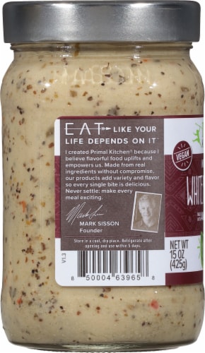 Primal Kitchen No Dairy White Pizza Sauce Perspective: left