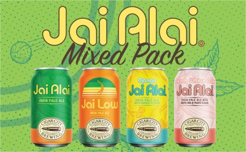 Cigar City Brewing Jai Alai Mixed Pack IPA Craft Beer Variety Pack Perspective: left