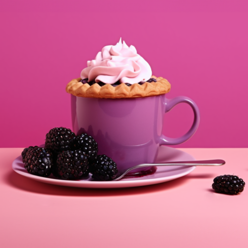 Slice Flavored Coffee Pods for Keurig K Cup Brewers, Blackberry Pie, 40 Count Perspective: left