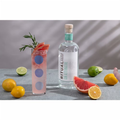 Ritual Zero Proof Gin Alternative Perspective: left