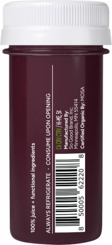 So Good So You™ Elderberry Immunity Probiotic Shot Perspective: left