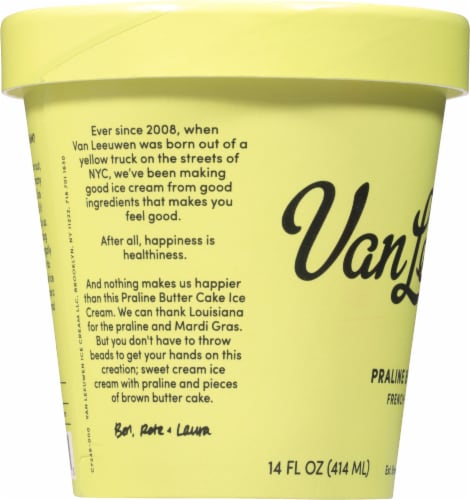 Van Leeuwen Praline Butter Cake French Ice Cream Perspective: left