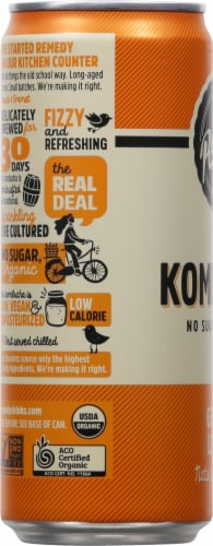 Remedy Ginger Lemon Kombucha Perspective: left