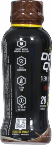 Don't Quit Max Chocolate Daily Nutrition Shake Perspective: left