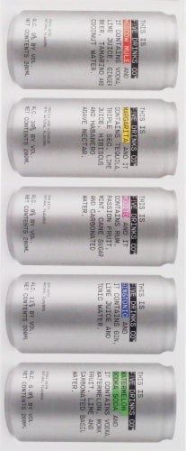 Five Drinks Co.™ Ready To Drink Craft Cocktails Variety Pack Perspective: left