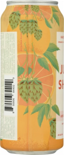 JuneShine Hopical Citrus Hard Kombucha Single Can Perspective: left