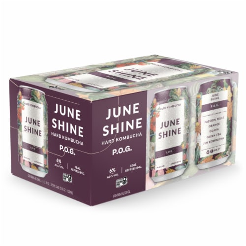 JuneShine Hard Kombucha P.O.G. Perspective: left