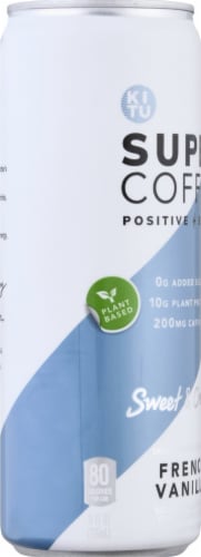Super Coffee® French Vanilla Enhanced Coffee Beverage Perspective: left