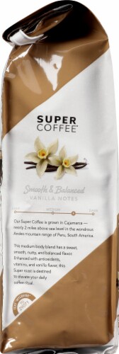 Super Coffee Vanilla Enhanced Ground Coffee Perspective: left