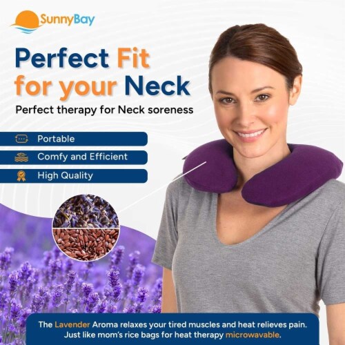 Lavender neck wrap microwavable heating pad store