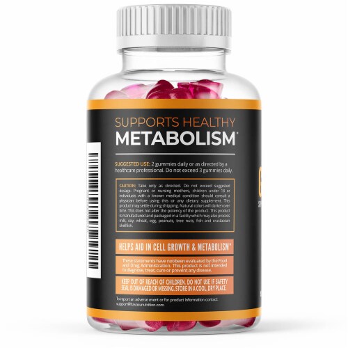 Havasu High Potency Biotin Gummies Perspective: left
