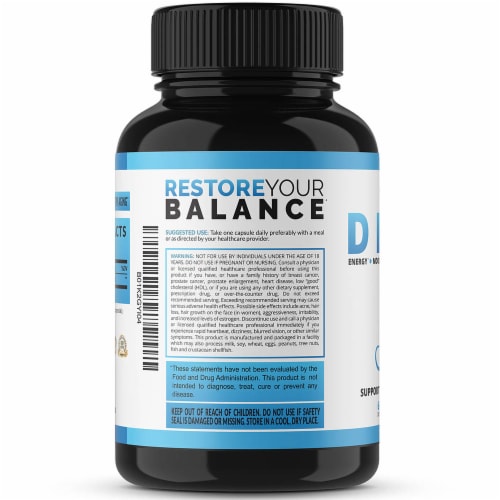 Havasu Extra Strength DHEA Supplement Perspective: left