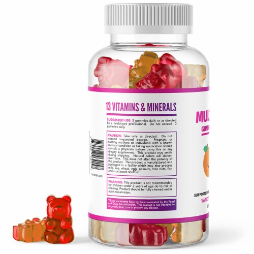 Havasu Multivitamin Gummies for Kids Perspective: left