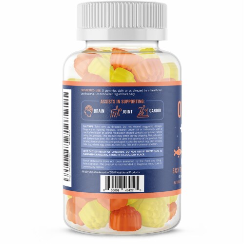 Havasu Omega + DHA Gummies Perspective: left