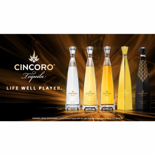 Cincoro™ Anejo Tequila Perspective: left