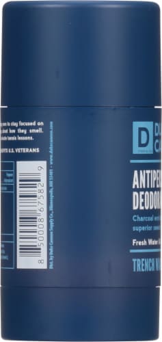 Duke Cannon Supply Co.® Trench Warfare™ Fresh Water & Neroli Stick Antiperspirant + Deodorant Perspective: left