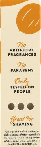 Peet Bros. Shea Butter Unscented Bar Soap Perspective: left