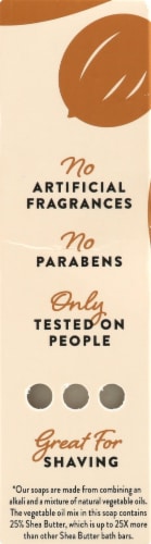 Peet Bros. Argan And Sandalwood Shea Butter Bar Soap Perspective: left