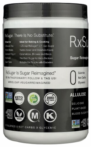 RxSugar® Nutritious Sugar Perspective: left