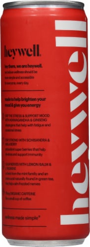 Heywell Energy + Life Cherry Limeade Sparkling Water Perspective: left