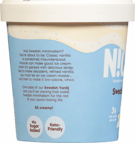 Nick's Swedish Vanilj Light Ice Cream Perspective: left