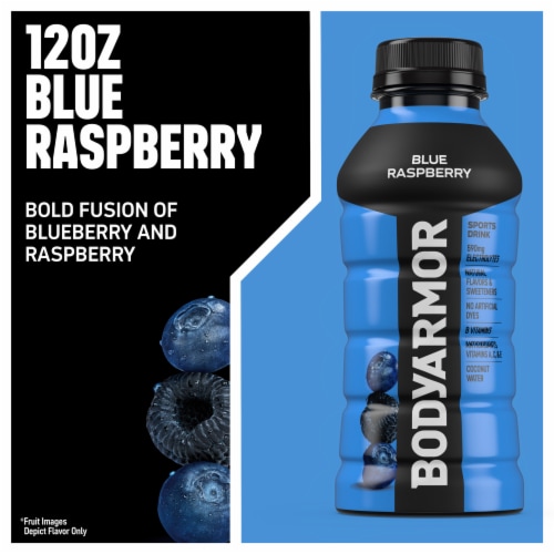 BODYARMOR Blue Raspberry Sports Drink Perspective: left