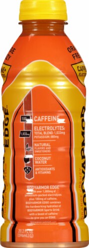 BODYARMOR Edge Orange Frenzy Sports Drink Bottle Perspective: left