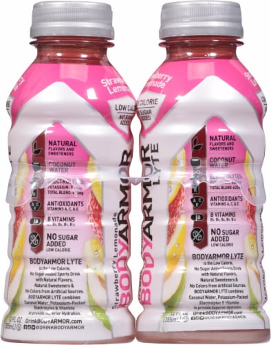 BodyArmor Lyte Strawberry Lemonade Sports Drink Perspective: left