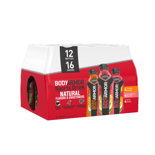 Body Armor Sports Drink Variety Pack Perspective: left
