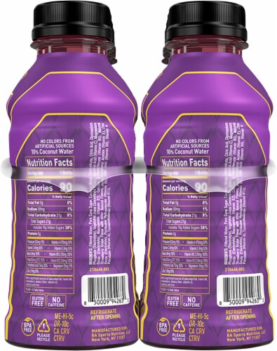 BODYARMOR Super Drink® Mamba Forever Strawberry Grape Sports Drink Perspective: left