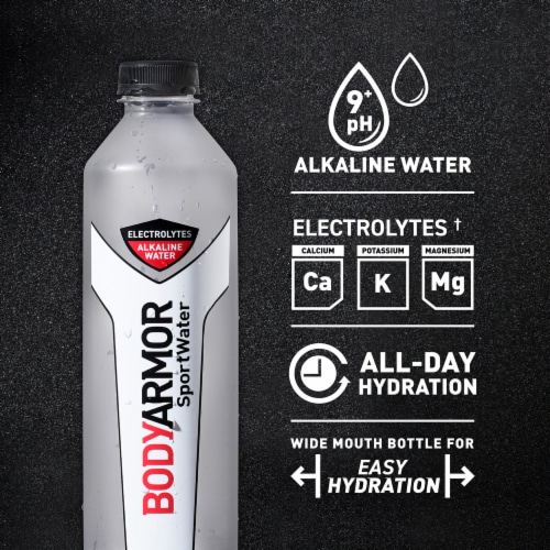 BODYARMOR® SportWater Sports Drink Bottles Perspective: left