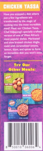 AYO Foods Chicken Yassa Frozen Meal Perspective: left