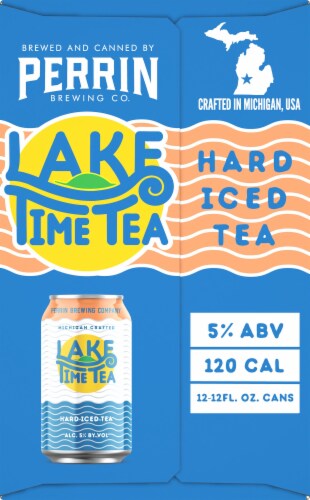 Perrin Brewing Company Lake Time Tea Hard Iced Tea Perspective: left