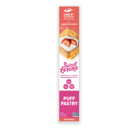 Sweet Loren's® Flaky Puff Pastry Perspective: left