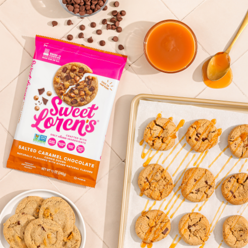 Sweet Loren's® Salted Caramel Chocolate Cookie Dough Perspective: left