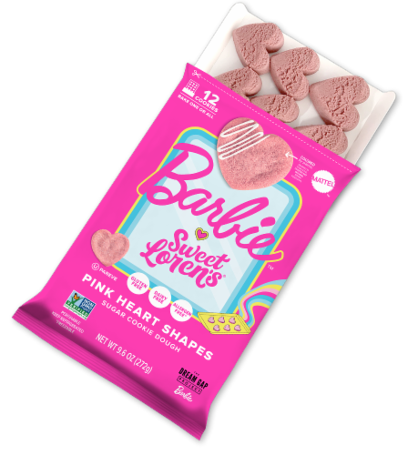 Sweet Loren's® Barbie™ Sugar Cookie Dough Perspective: left