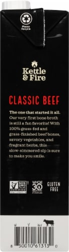 Kettle & Fire Classic Beef Bone Broth Perspective: left