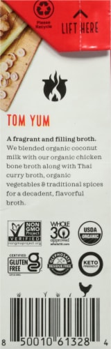 Kettle & Fire Keto Tom Yum Chicken Bone Broth Perspective: left