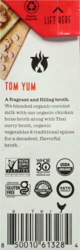 Kettle & Fire Keto Tom Yum Chicken Bone Broth Perspective: left