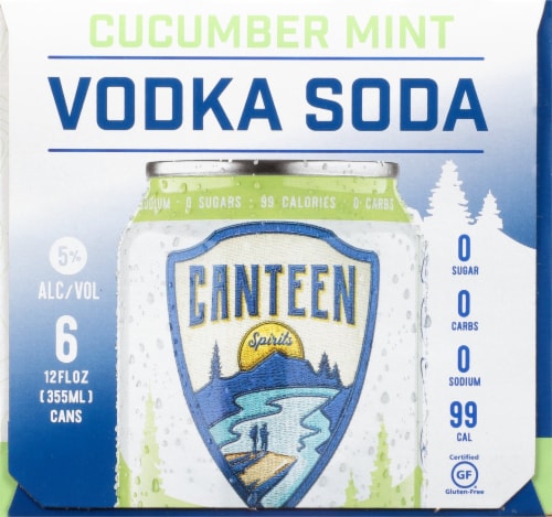 CANTEEN Spirits Cucumber Mint Vodka Soda Perspective: left