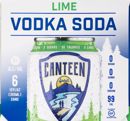 CANTEEN Spirits Lime Vodka Soda Perspective: left