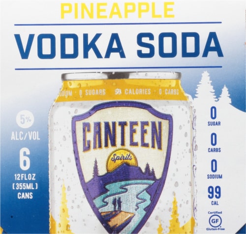 Canteen Spirits Pineapple Vodka Soda Perspective: left