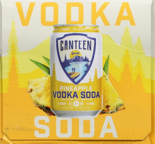 Canteen Spirits Pineapple Vodka Soda Perspective: left