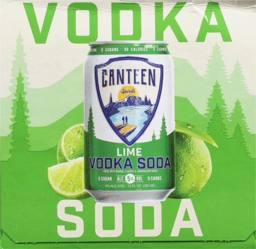 Canteen Spirits Lime Vodka Soda Perspective: left