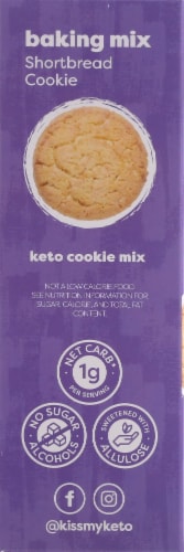 Kiss My Keto Shortbread Cookie Baking Mix Perspective: left